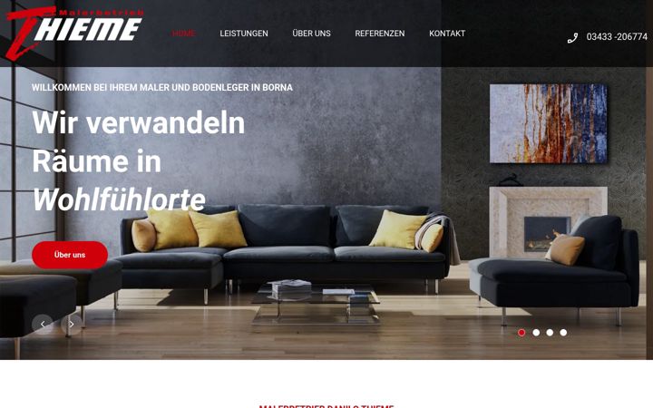 Screenshot of borna-maler.de