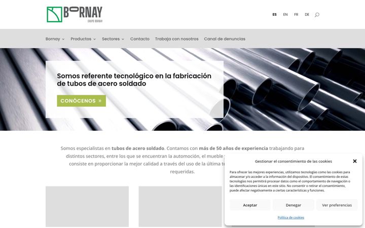 Screenshot of bornay.es