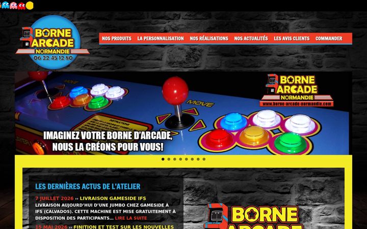 Screenshot of borne-arcade-normandie.com
