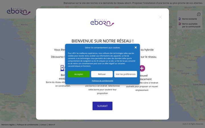 Screenshot of bornealademande.fr