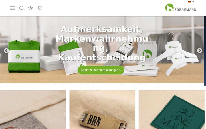 Screenshot of bornemann-etiketten.de