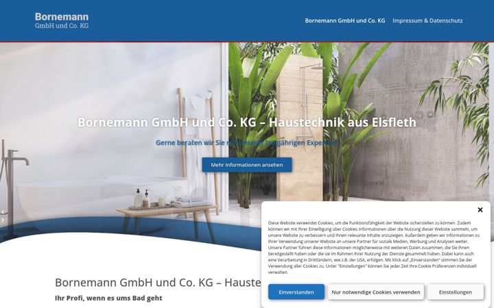 Screenshot of bornemann-heizung.de