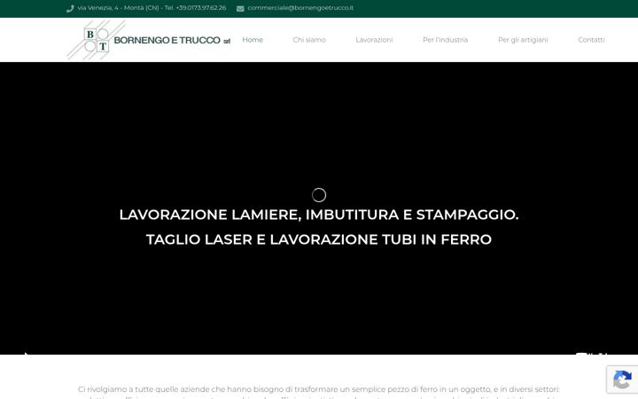 Screenshot of bornengoetrucco.it