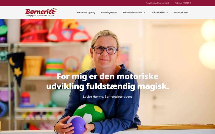 Screenshot of borneriet.dk