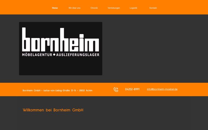 Screenshot of bornheim-moebel.de