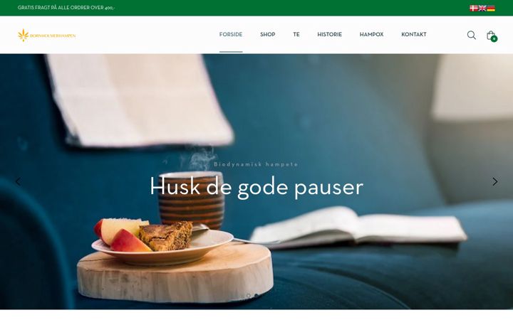 Screenshot of bornholmerhampen.dk
