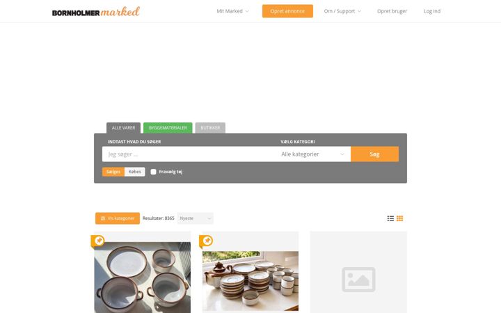 Screenshot of bornholmermarked.dk
