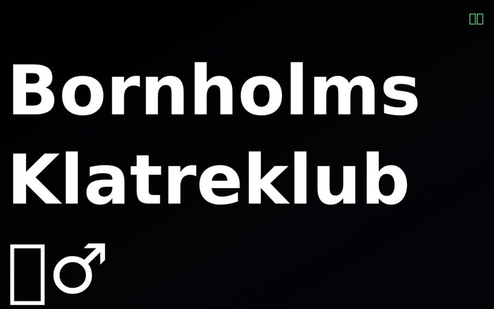 Screenshot of bornholmsklatreklub.dk