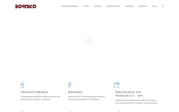 Snímek obrazovky bornico.com.pl