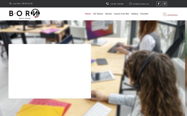 Screenshot of bornitalia.com