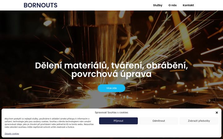 Screenshot of bornouts.cz