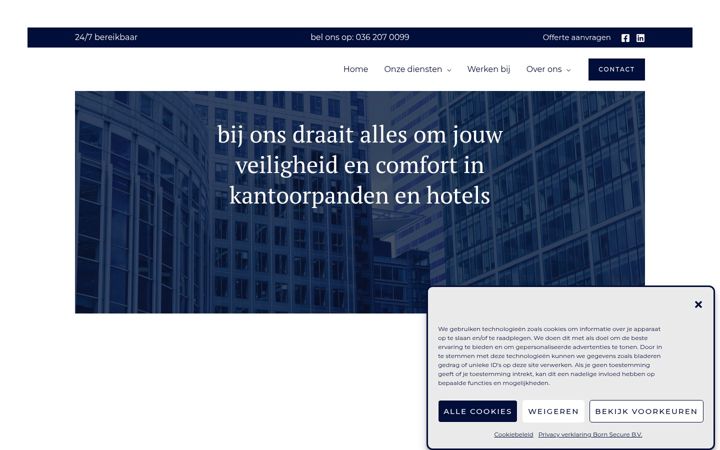 Screenshot von bornsecure.nl