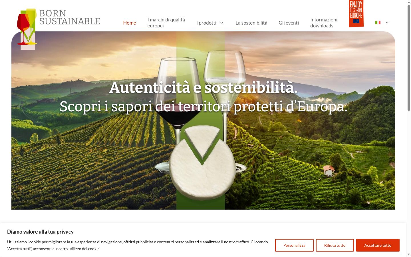 Sutikimo reklamjuostės, rodytos prieš bet kokią sąveiką, ekrano kopija