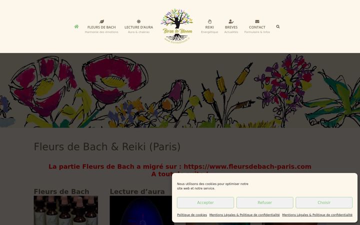 Screenshot of borntobloom.fr