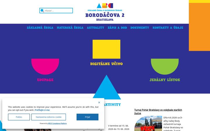 Screenshot of borodacova.sk
