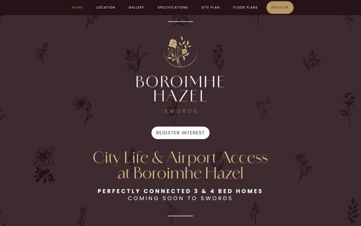 Screenshot of boroimhehazel.ie