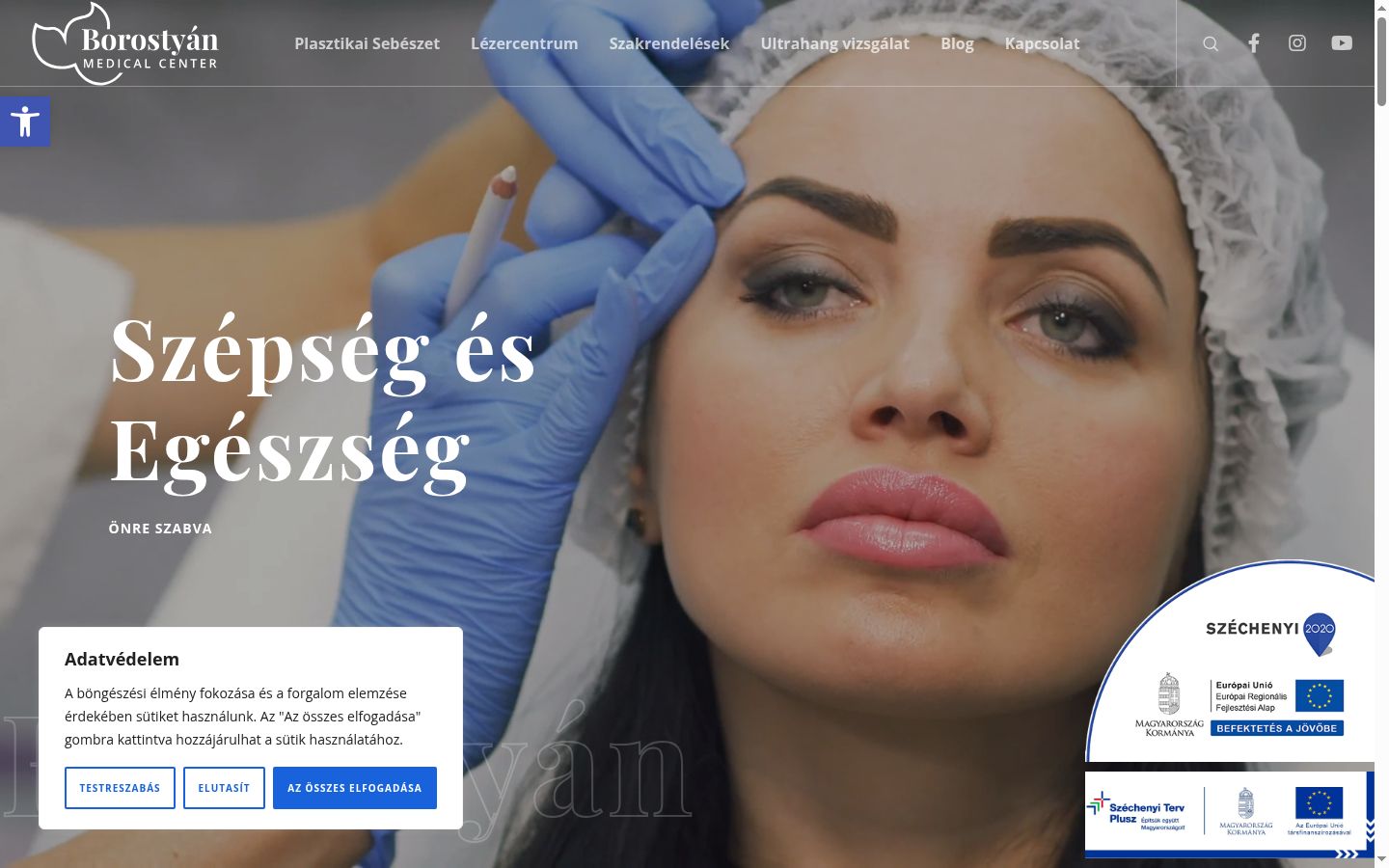 Capture d'écran de la bannière de consentement affichée avant toute interaction