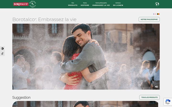 Screenshot of borotalco.be