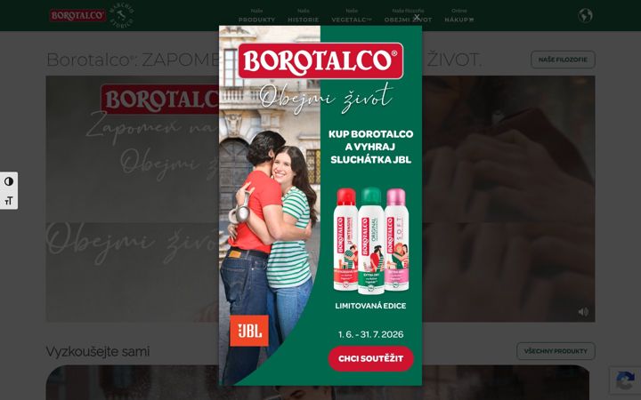 Screenshot of borotalco.cz