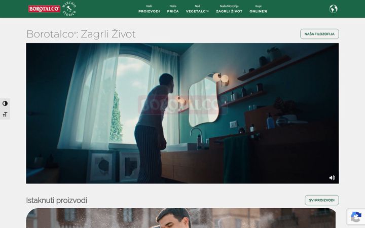 Screenshot of borotalco.hr