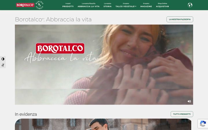 Screenshot of borotalco.it