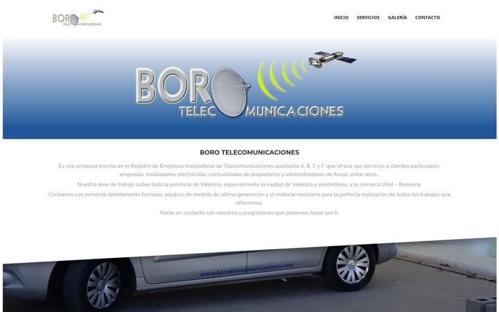 Screenshot of borotelecomunicaciones.com