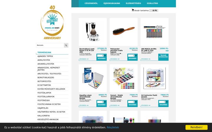 Screenshot of borotvaecset.hu