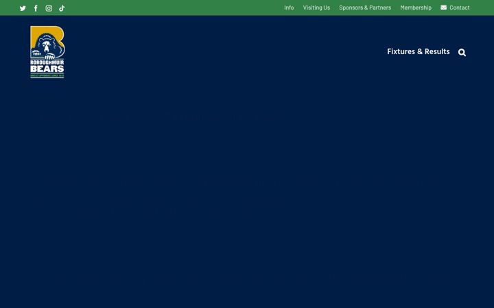 Screenshot of boroughmuirbears.co.uk