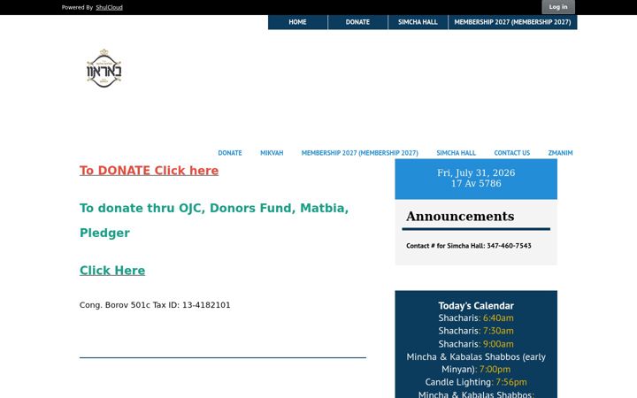Screenshot of borov.org