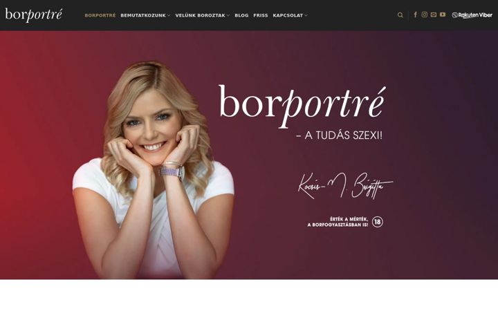 Snimka zaslona za borportre.hu