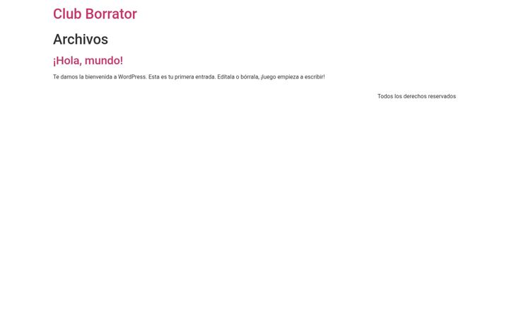 Screenshot of borrator.es