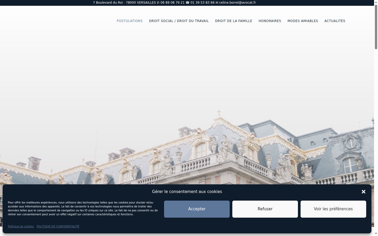 Screenshot des Einwilligungsbanners vor jeglicher Interaktion