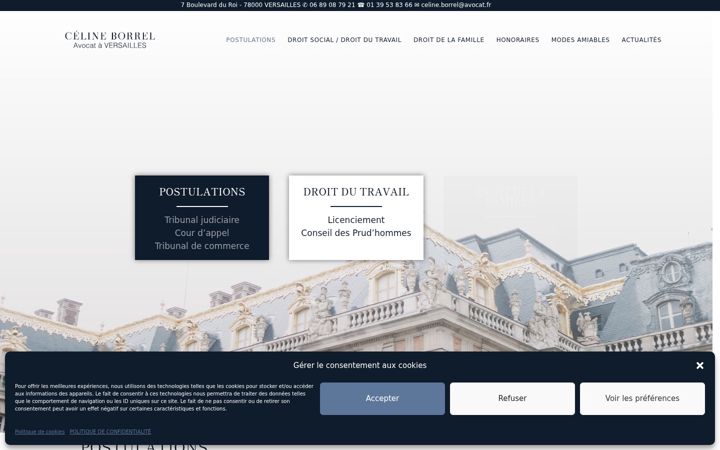 Screenshot of borrel-avocatpostulant.fr