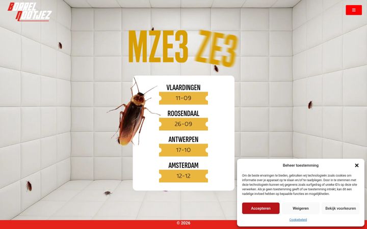 Screenshot of borrelnootjez.nl