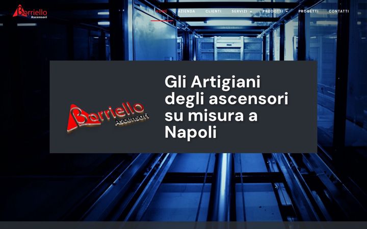 Screenshot of borrielloascensori.it