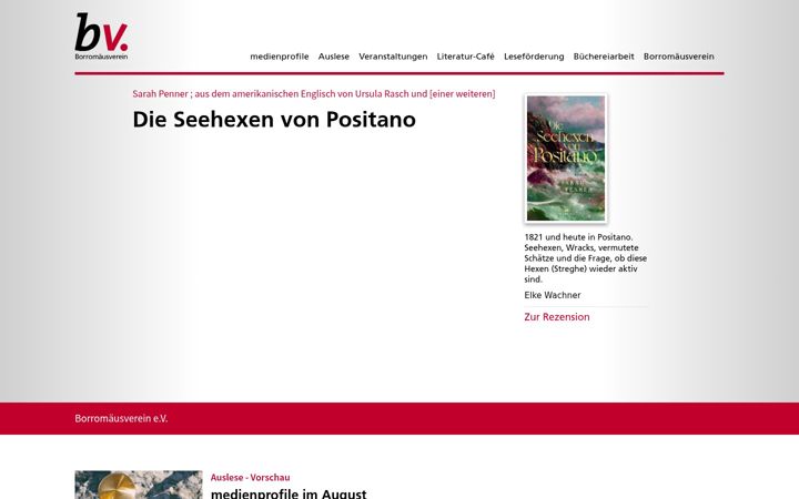 Screenshot of borromaeusverein.de