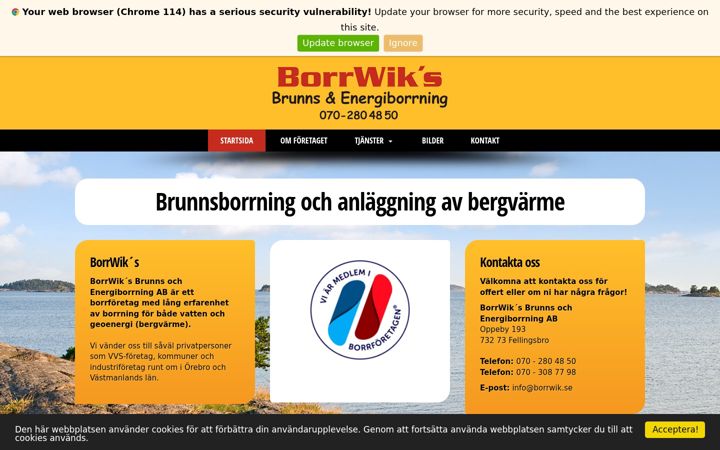 Screenshot of borrwik.se