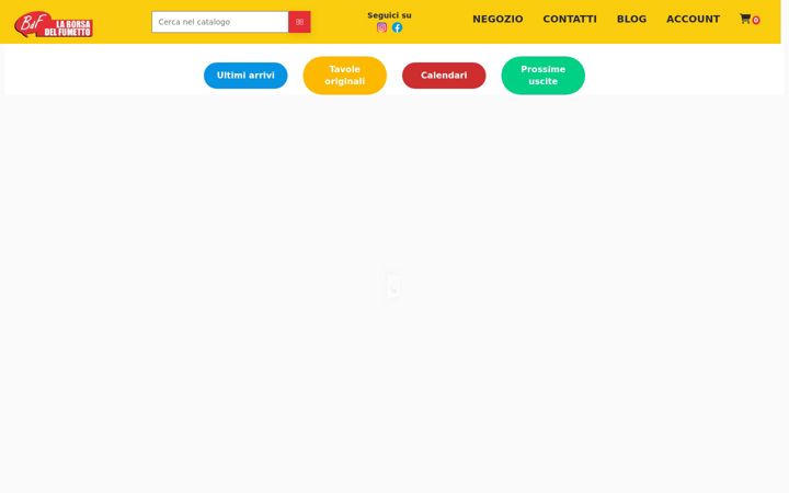 Screenshot of borsadelfumetto.com