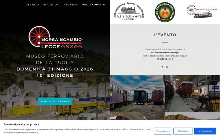 Screenshot of borsascambiolecce.it