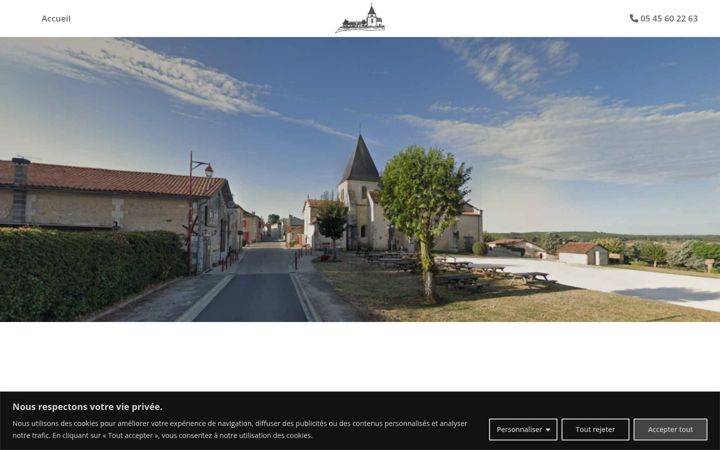 Screenshot του borsdemontmoreau.fr