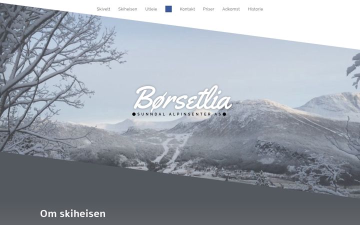 Screenshot of borsetlia.no