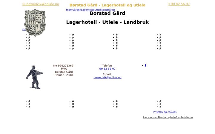 Skærmbillede af borstadgard.no