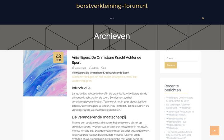 Zrzut ekranu borstverkleining-forum.nl