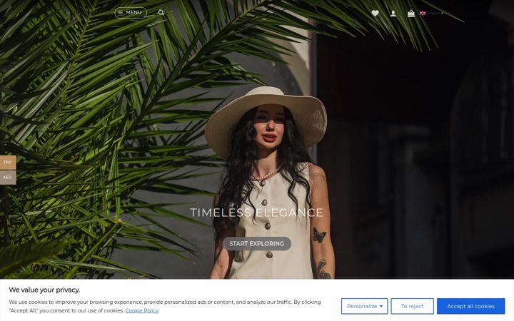 Screenshot of bortelabel.com