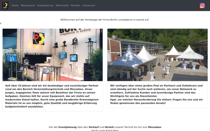 Screenshot of borth.de