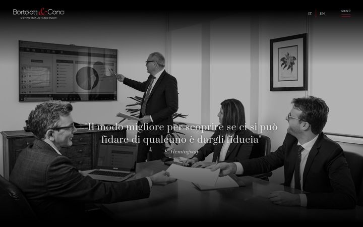 Screenshot of bortolotti-conci.it
