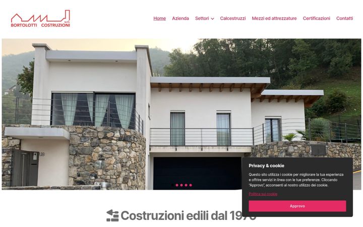 Screenshot of bortolotticostruzioni.it