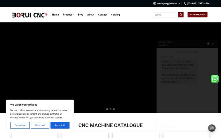 Screenshot of boruimc.com