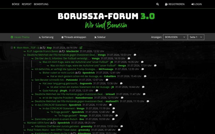 Screenshot of borussen.net