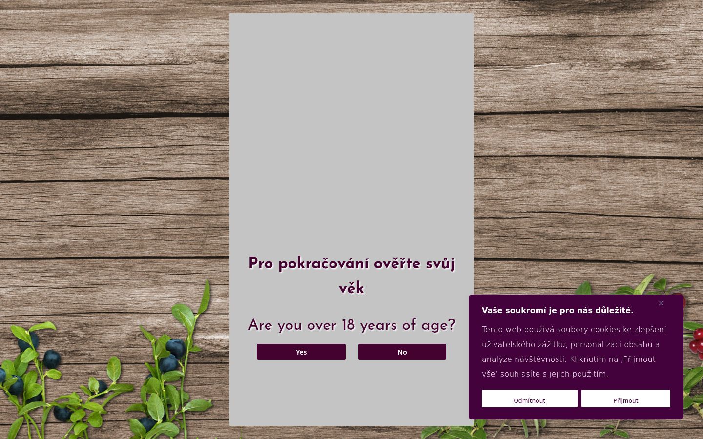 Snímka obrazovky banera súhlasu zobrazeného pred akoukoľvek interakciou